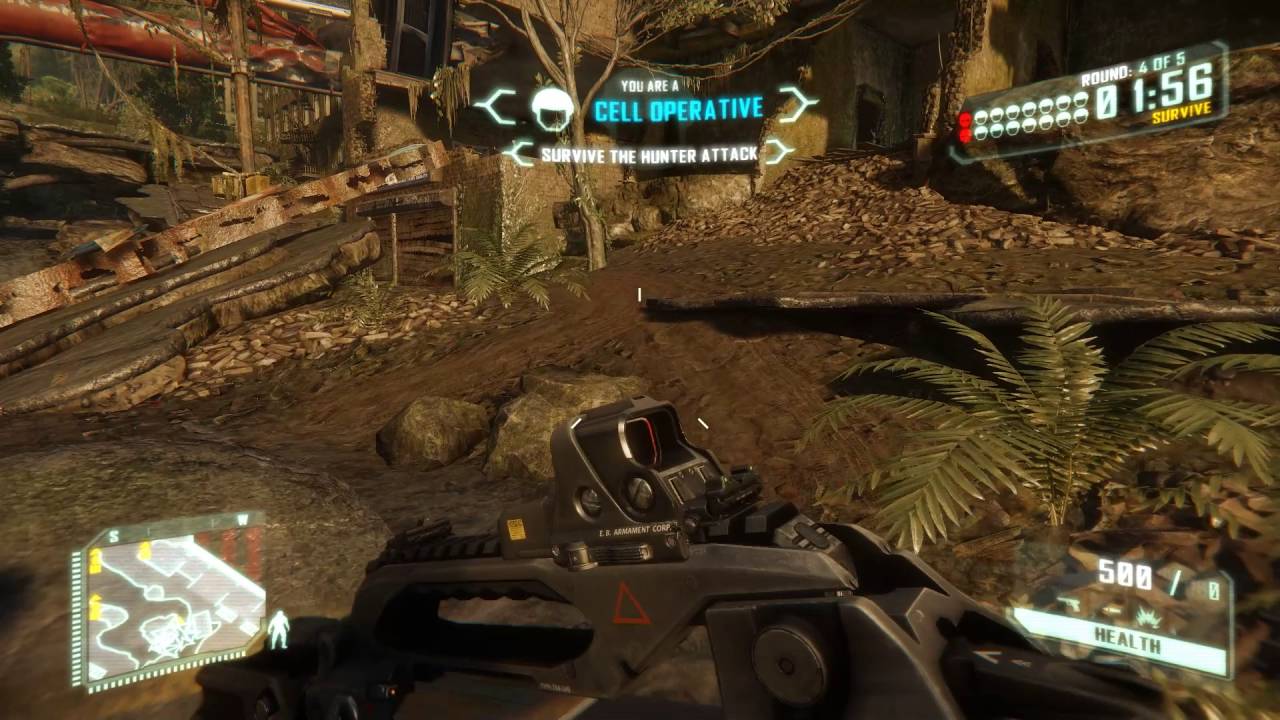 Crysis 3 Hunter mode. Gameplay on Hell's Kitchen #2