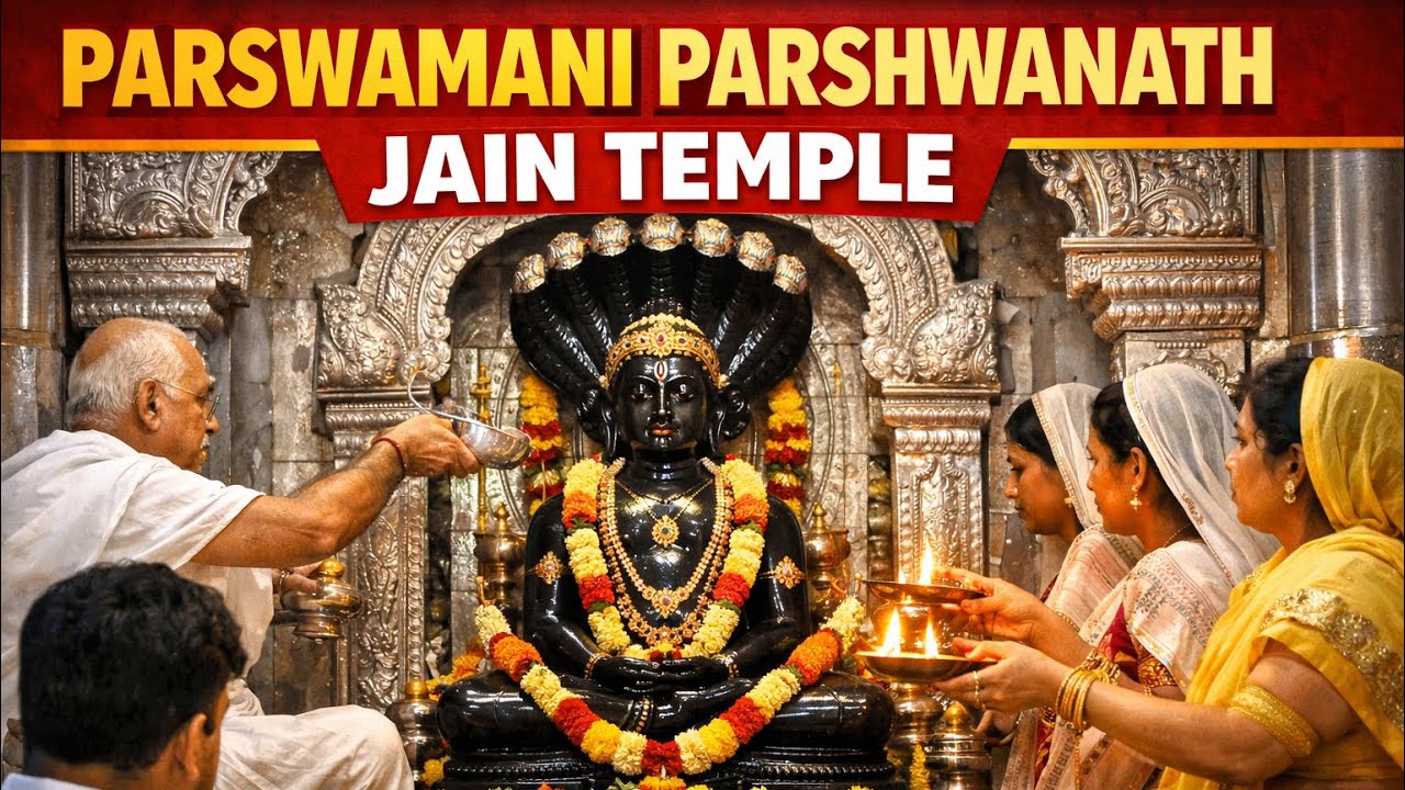पार्श्वमणि पार्श्वनाथ जैन मंदिर में पूजा पाठ- Pooja Paath at  Jain Temple- Must Watch