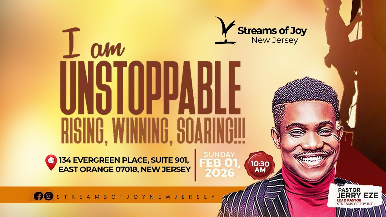 I AM UNSTOPPABLE (RISING, WINNING, SOARING) || SUNDAY SERVICE || FEBRUARY 1ST 2026
