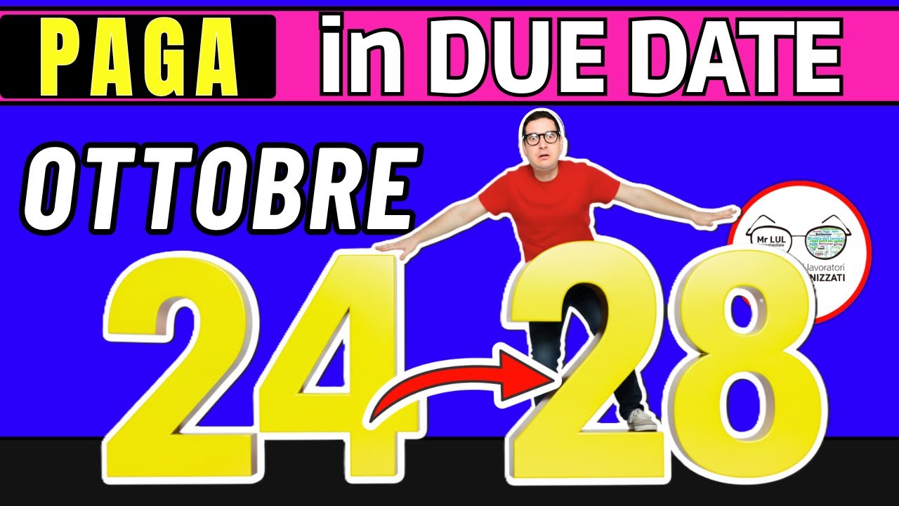 ⚡ INPS PAGA 24 - 29 OTTOBRE in DOPPIA DATA❗ ADI AUU PENSIONI NASPI BONUS SFL