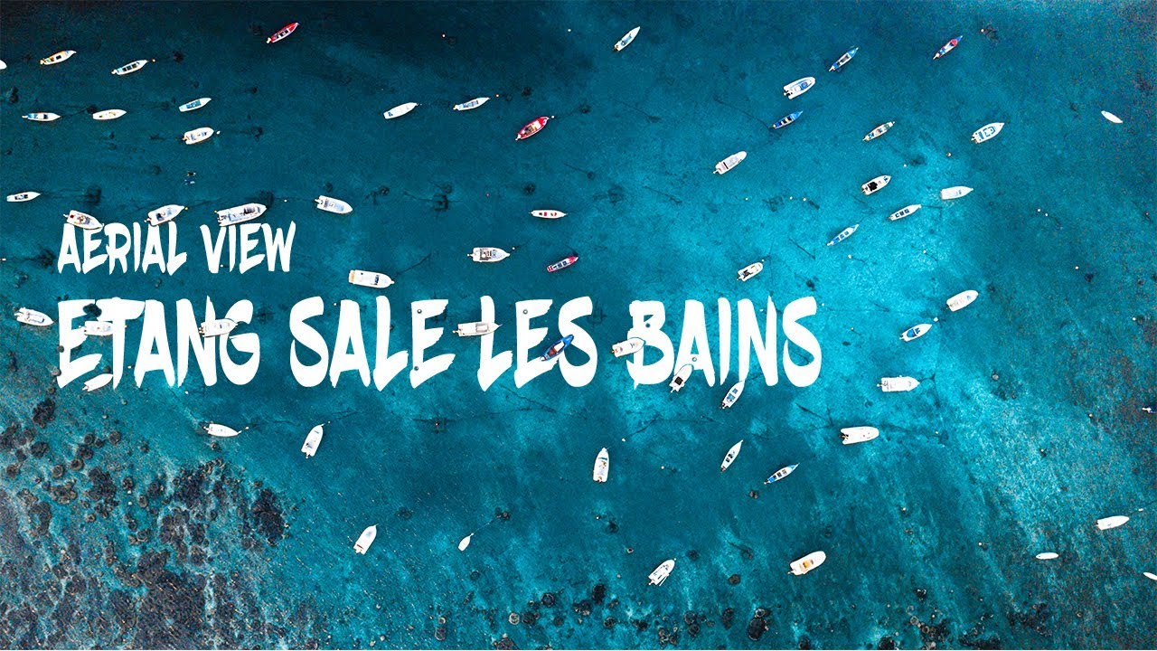 AERIAL VIEW OF ETANG SALE BEACH | REUNION ISLAND