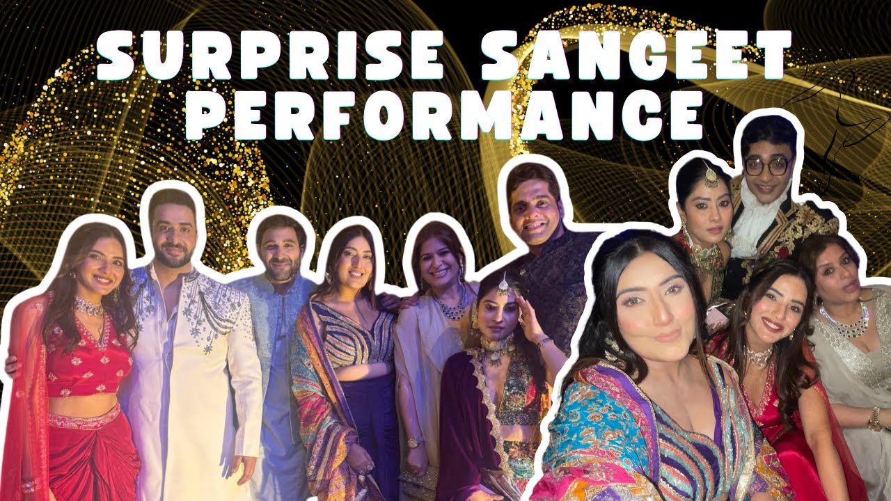 Surprise For The Bride  🎶 | Sangeet Night Celebration  🎉 | Dance, Fun & Friendship Vibes!