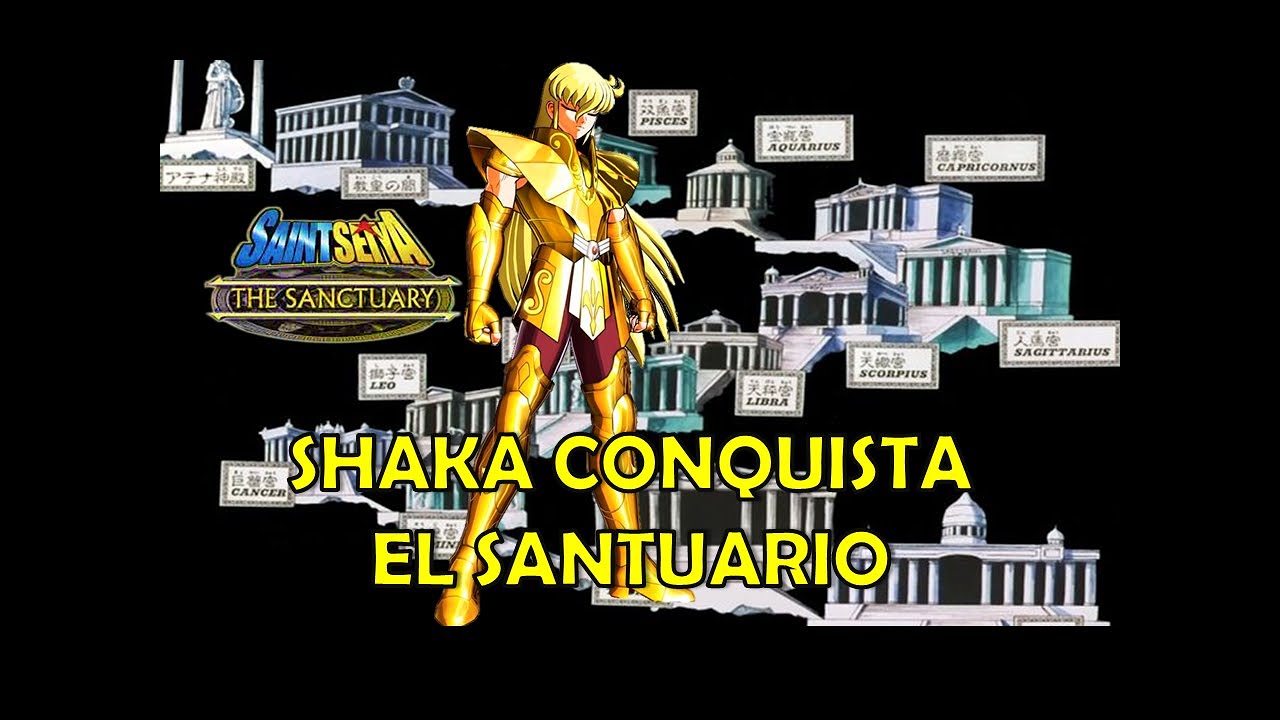 Shaka de Virgo conquista el Santuario - Saint Seiya El Santuario PS2