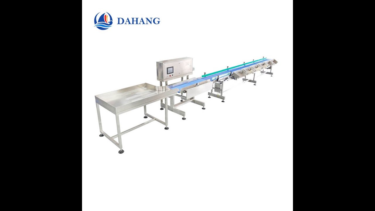 Lobster weight sorting machine