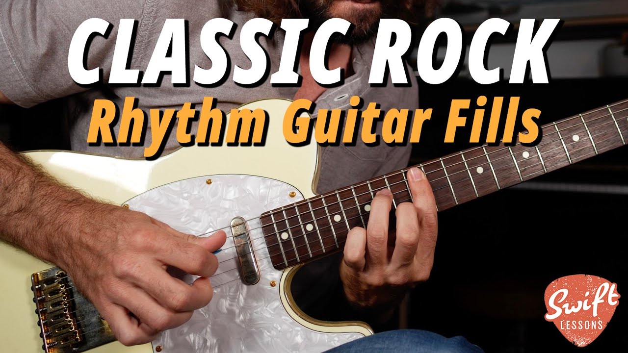 Rhythm Guitar Fills All the Pros Use - Classic Rock Vibes!