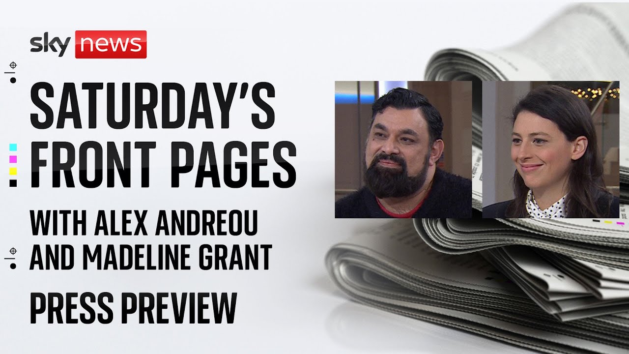 Press Preview: Saturday's papers