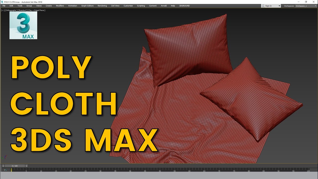 3d Max Cloth Simulation Tutorial | Eris Graphic