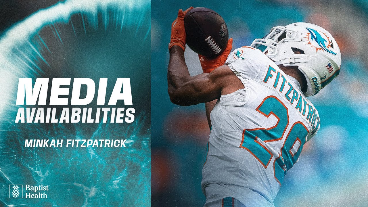 Minkah Fitzpatrick meets with the media | Miami Dolphins