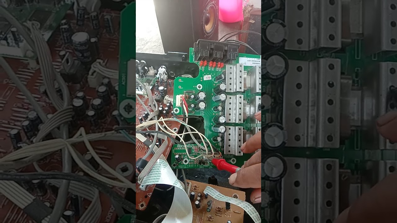 cara memperbaiki power big band Polytron yg tidak ada suara