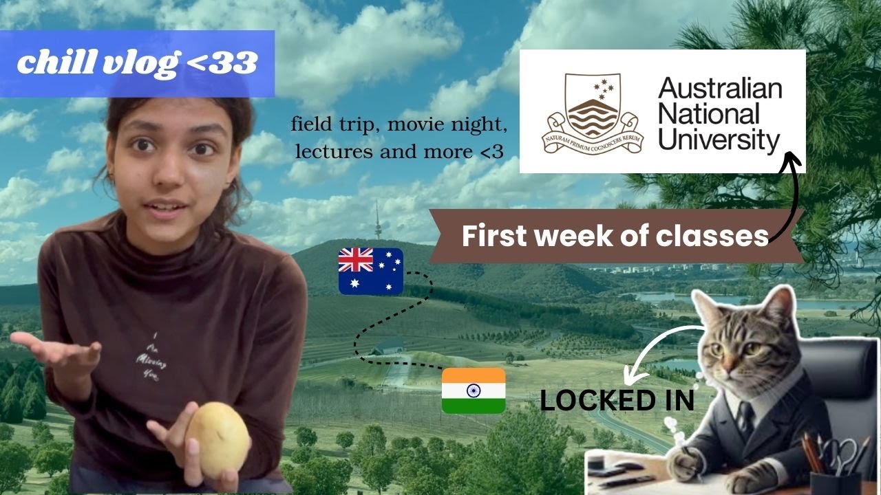 A week in my life as a student at the Australian National University