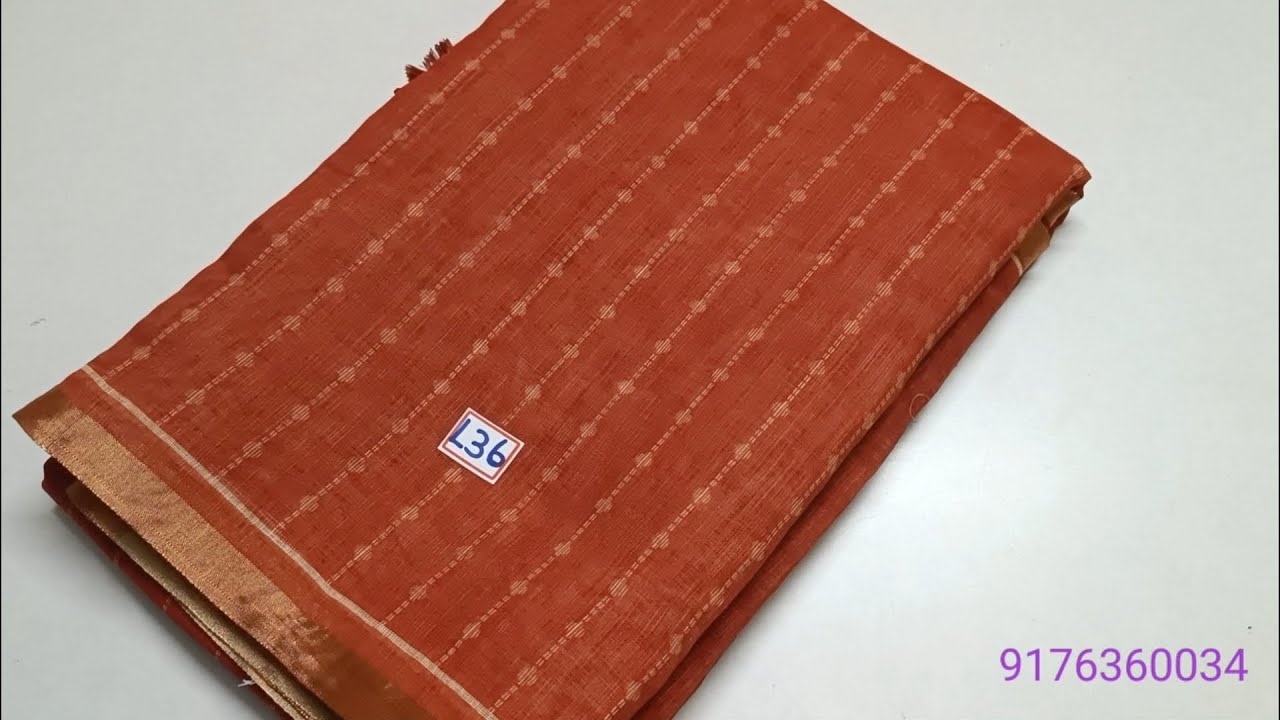 Linen cotton saree// video 2 