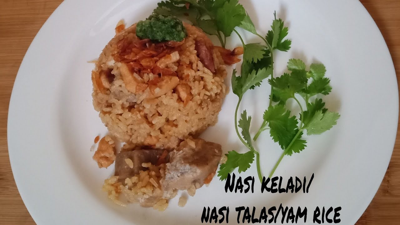 Nasi Keladi/Nasi Talas/Yam Rice