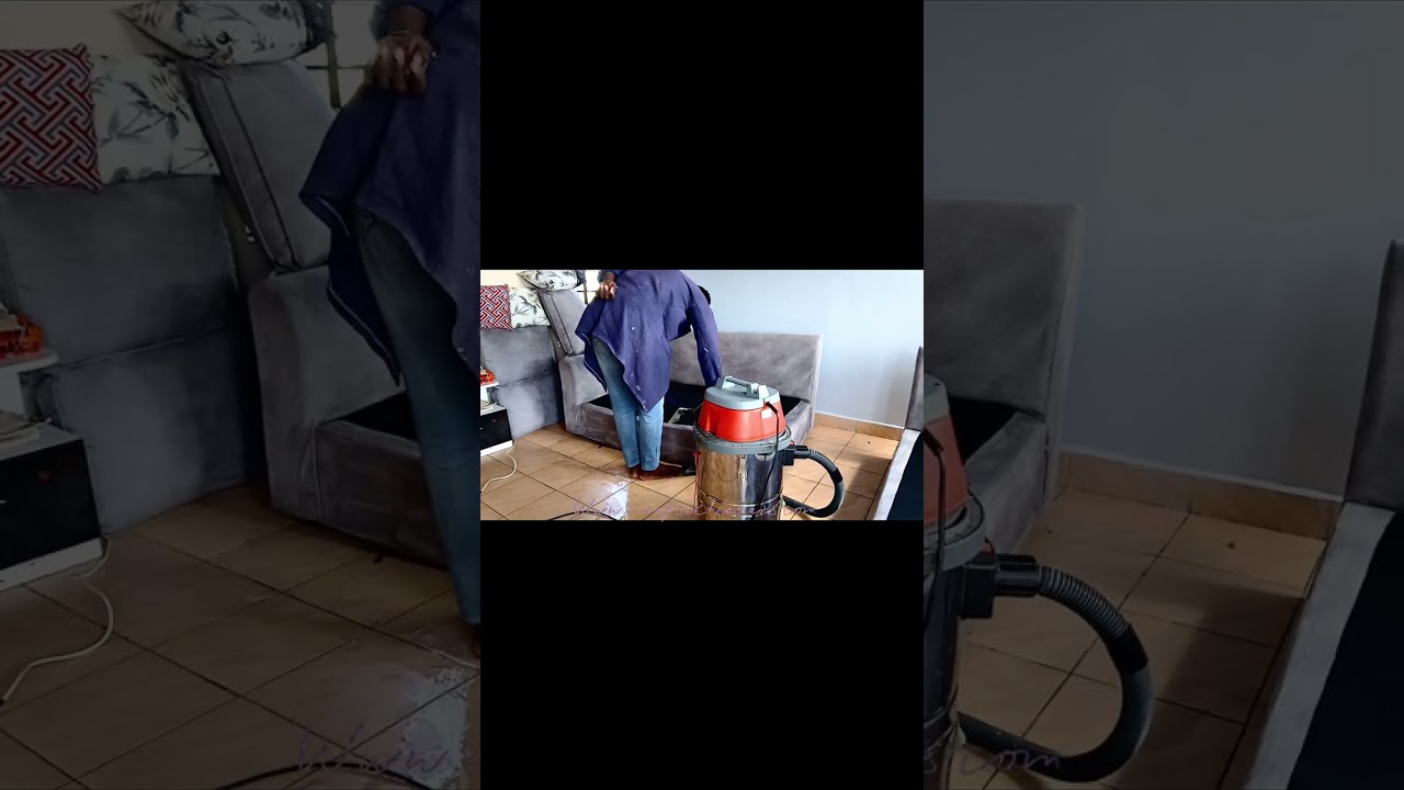 L-seat sofa cleaning | Vacuum cleaning 