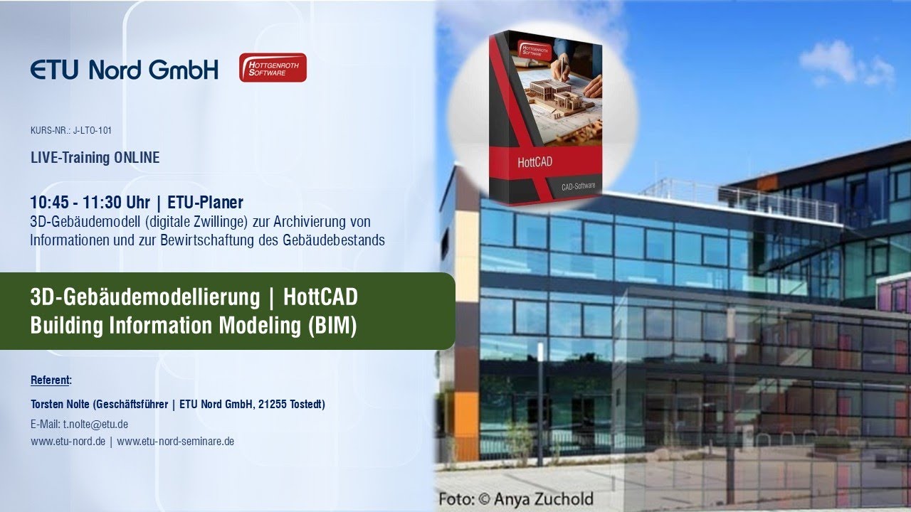 3D-Gebäudemodelle (digitale Zwillinge) zur Bewirtschaftung des Gebäudebestands | J-LTO-101 T.2
