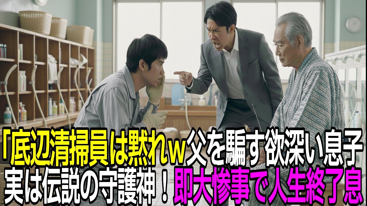 「会長、腕時計に盗聴器があります！」銭湯の清掃員が差し出した一枚のメモ…直後、欲に目が眩んだ息子の醜い正体が暴かれ、一家は大惨事に――【感動する話】