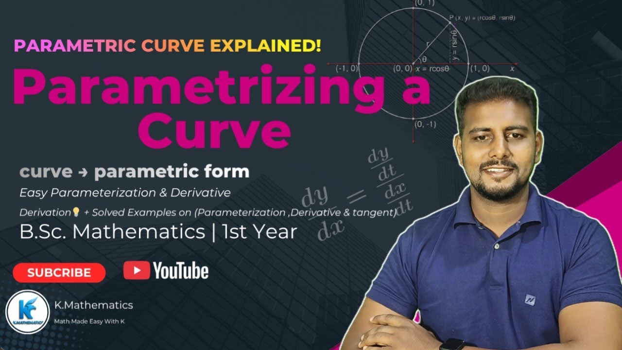 Parametrizing a Curve | Parameterization & Derivative Explained | B.Sc 1st Year Mathematics