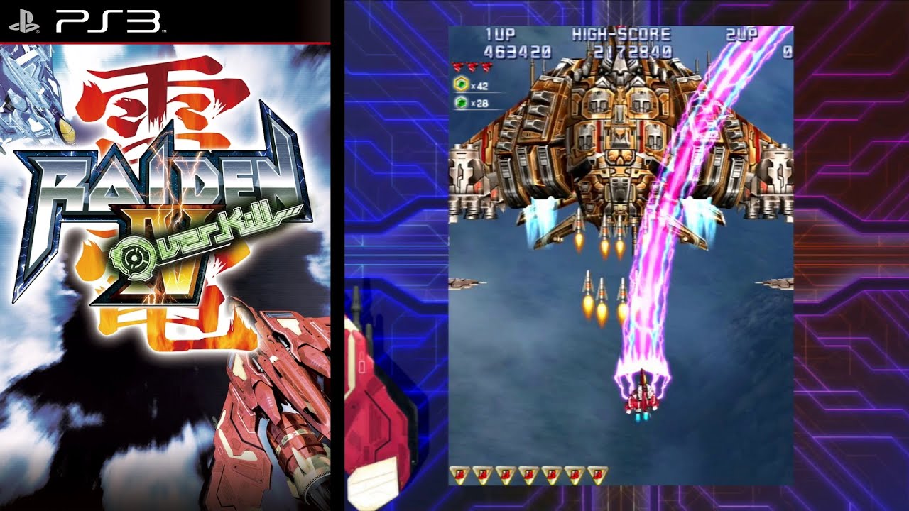 Raiden IV: OverKill ... (PS3) Gameplay