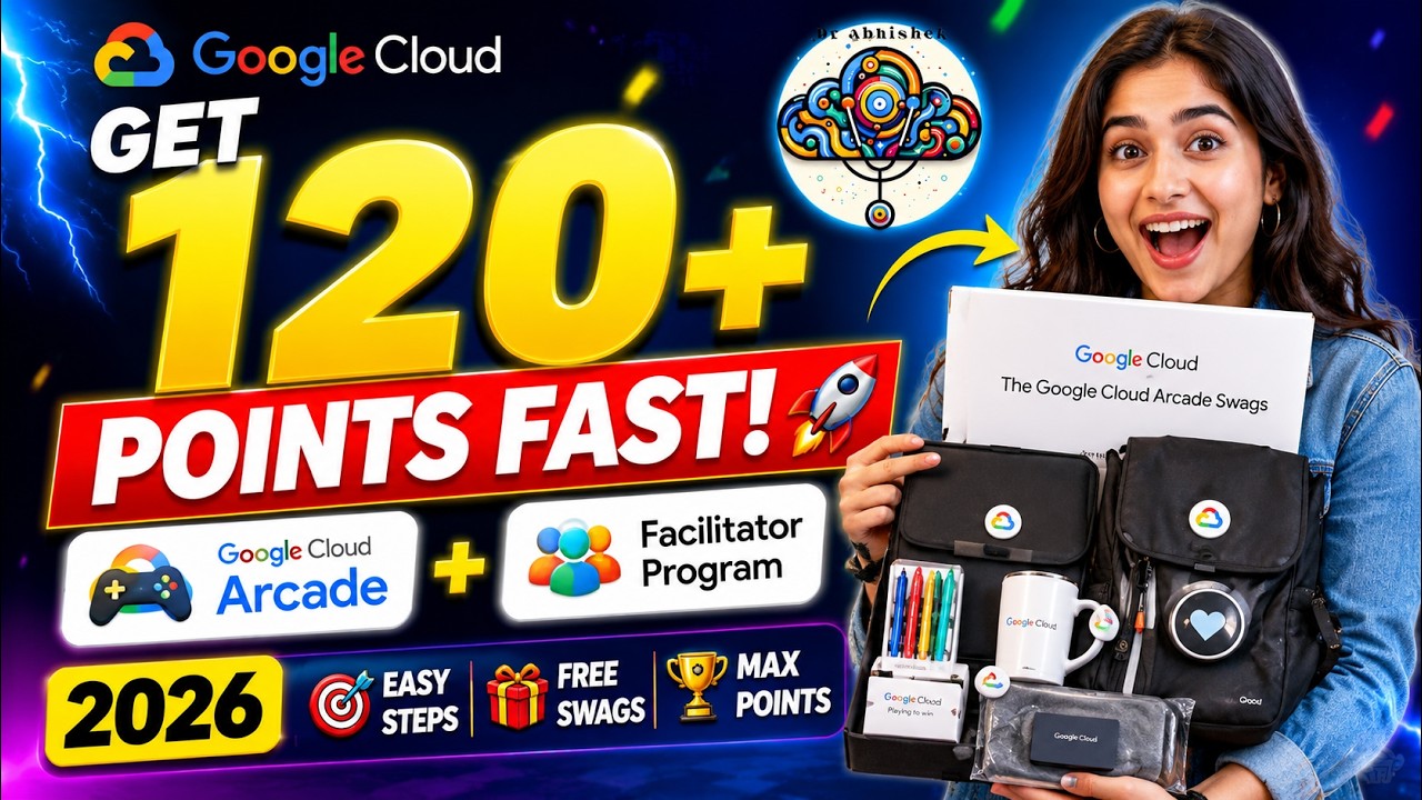 ПОЛУЧИТЕ 120+ БАЛЛОВ БЫСТРО! Google Cloud Arcade и программа фасилитаторов 2026 🚀