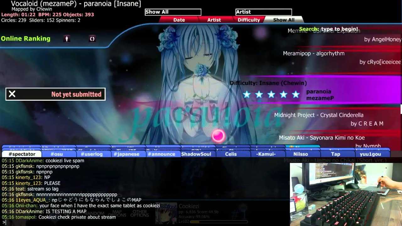 (Cookiezi) February 6, 2013 Livestream