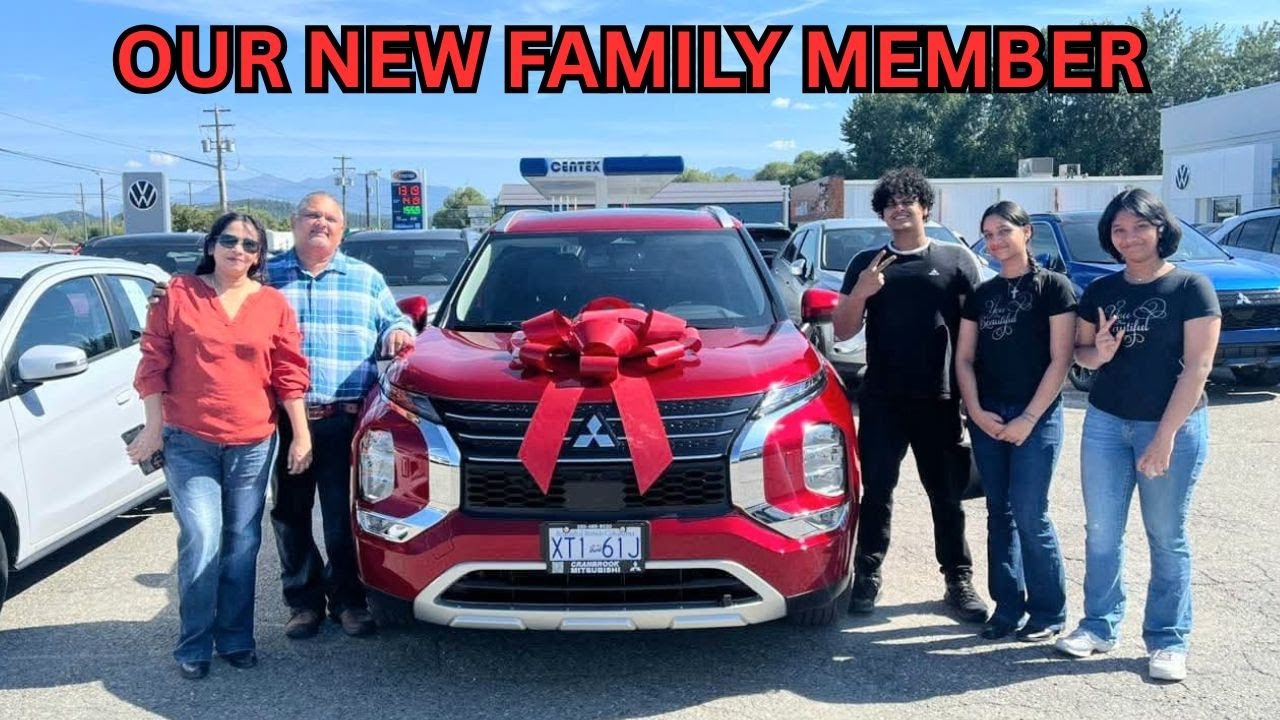 🚗💨 OUR NEW FAMILY MEMBER – 2025 Mitsubishi Outlander PHEV! ⚡🇨🇦@CanadianDreamersTales25