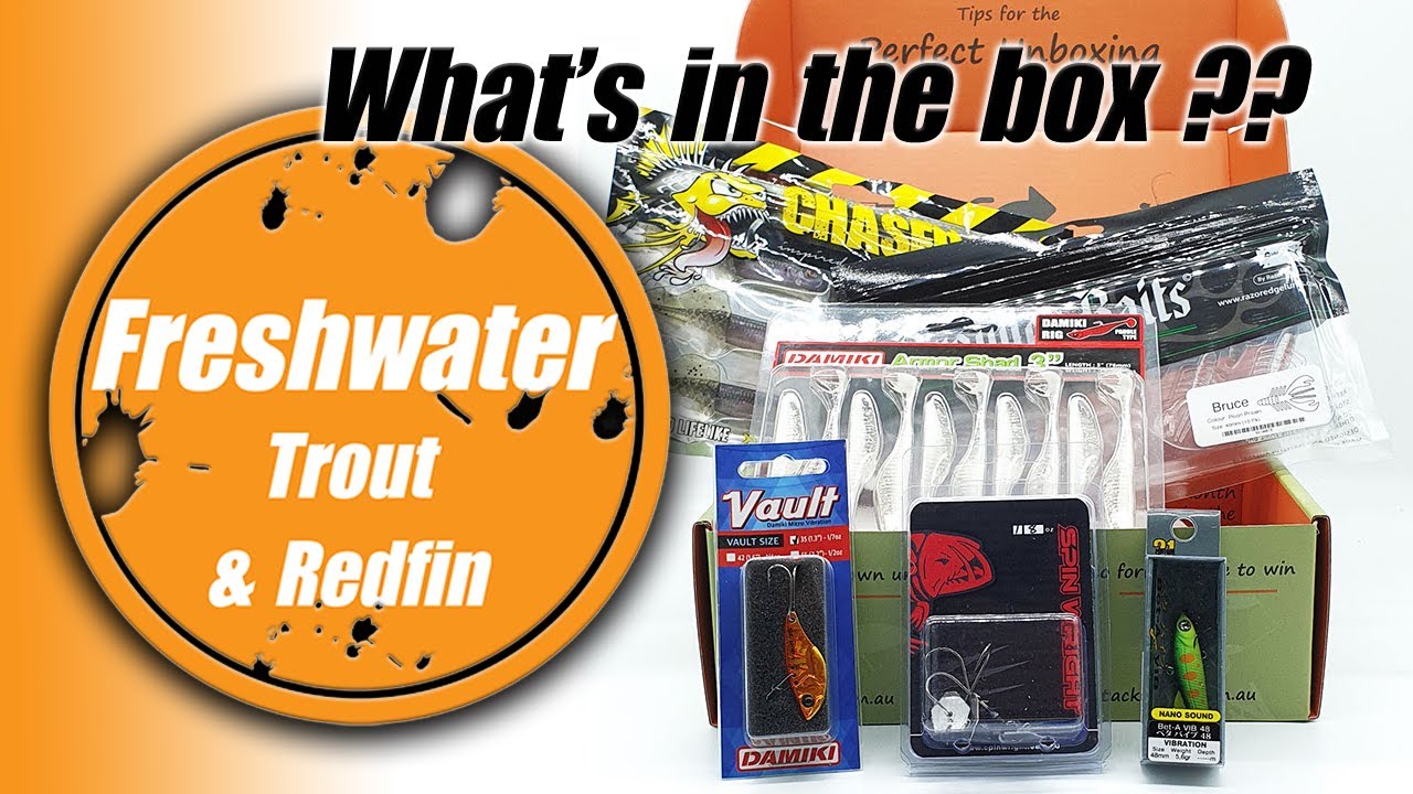 What's in your BOX ? Tackle Club July 2022 Trout & Redfin BOX revealed
