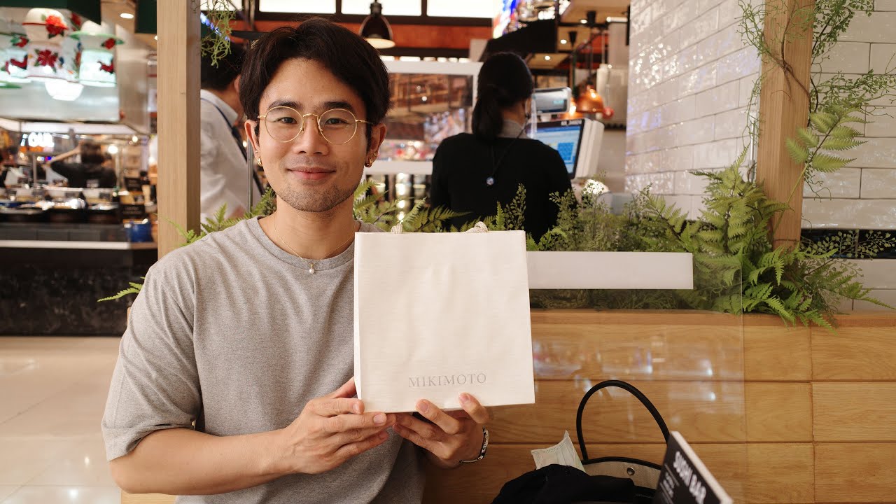 ป้ายยากับ Mikimoto - Unboxing belated birthday gift กับ Akoya Pearl pendant in YG chain (7.5mm)
