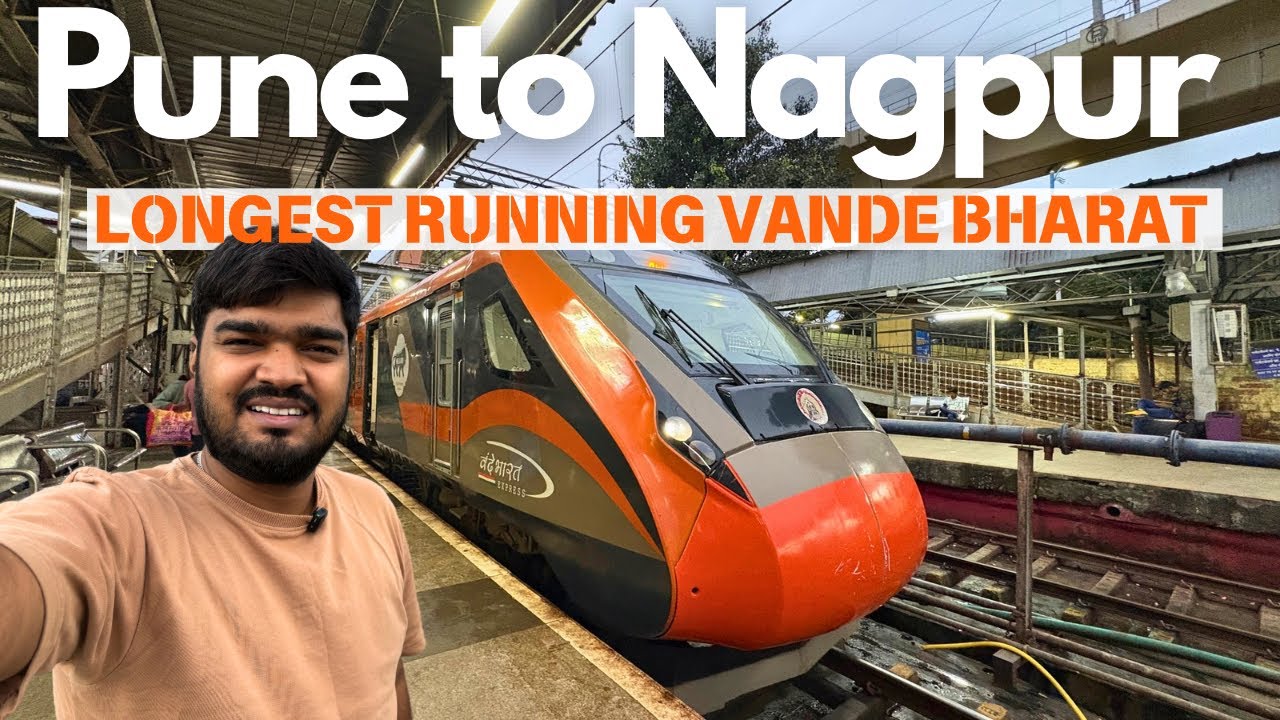 Pune to Nagpur Vande Bharat Express Journey 🚄 | Pune–Ajni Vande Bharat Train Full Travel Experience