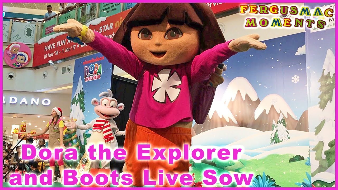 Dora and Boots Live Show for Kids. Dora the Explorer Nick Jr Christmas Fun Part 1