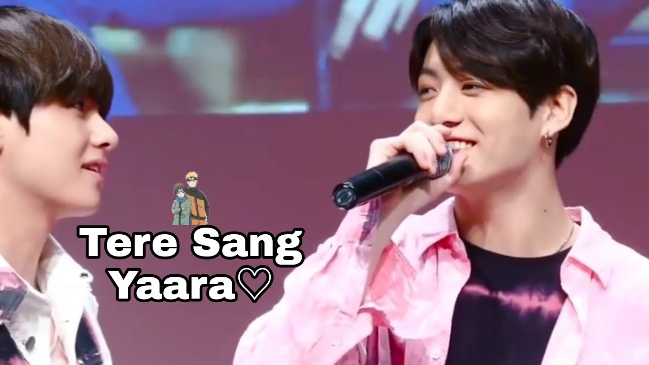 Tere Sang Yaara 🥺🤞🖤 | Taekook |[FMV] Hindi song | taekook friendship ♡