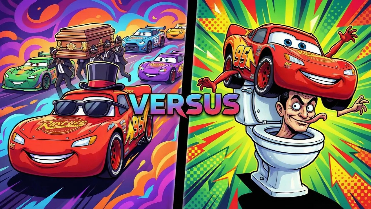 Lightning McQueen - Coffin Dance Song vs Skibidi Toilet Song!