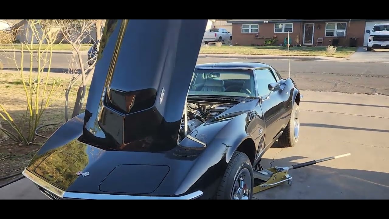c3 1969 427 corvette  stingray  oil change