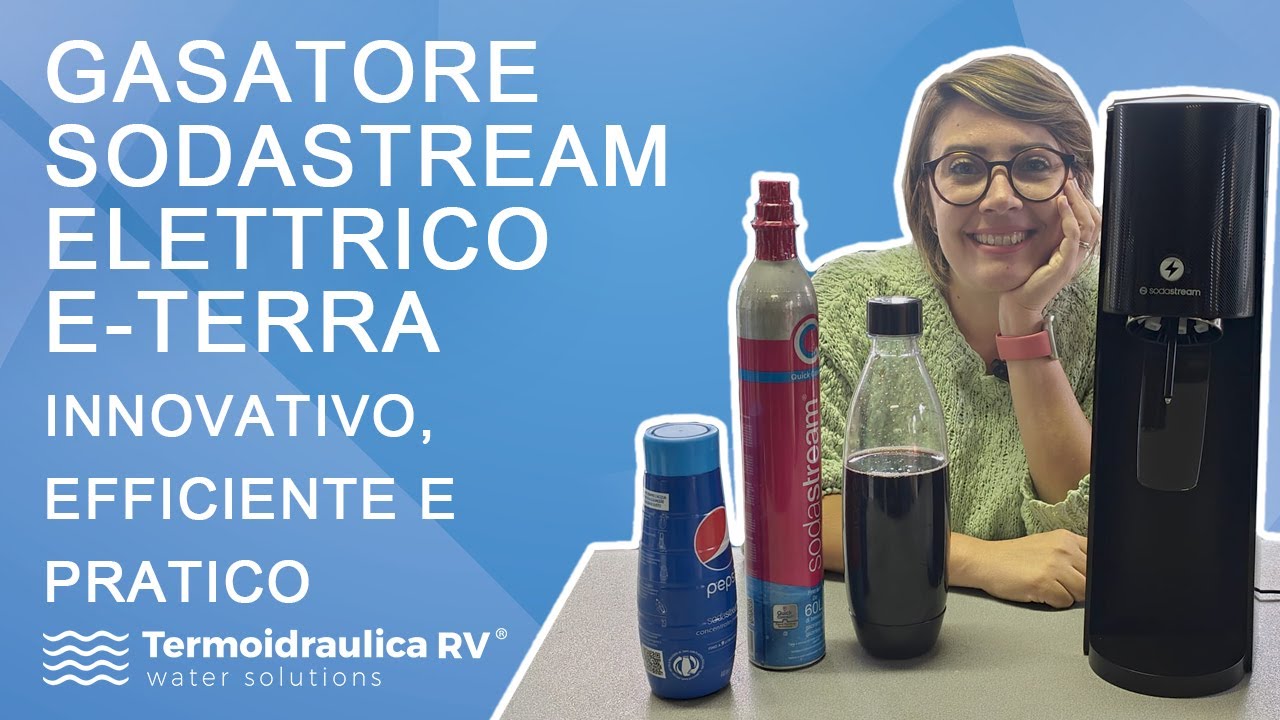 Gasatore Sodastream elettrico E-Terra - innovativo, efficiente e pratico