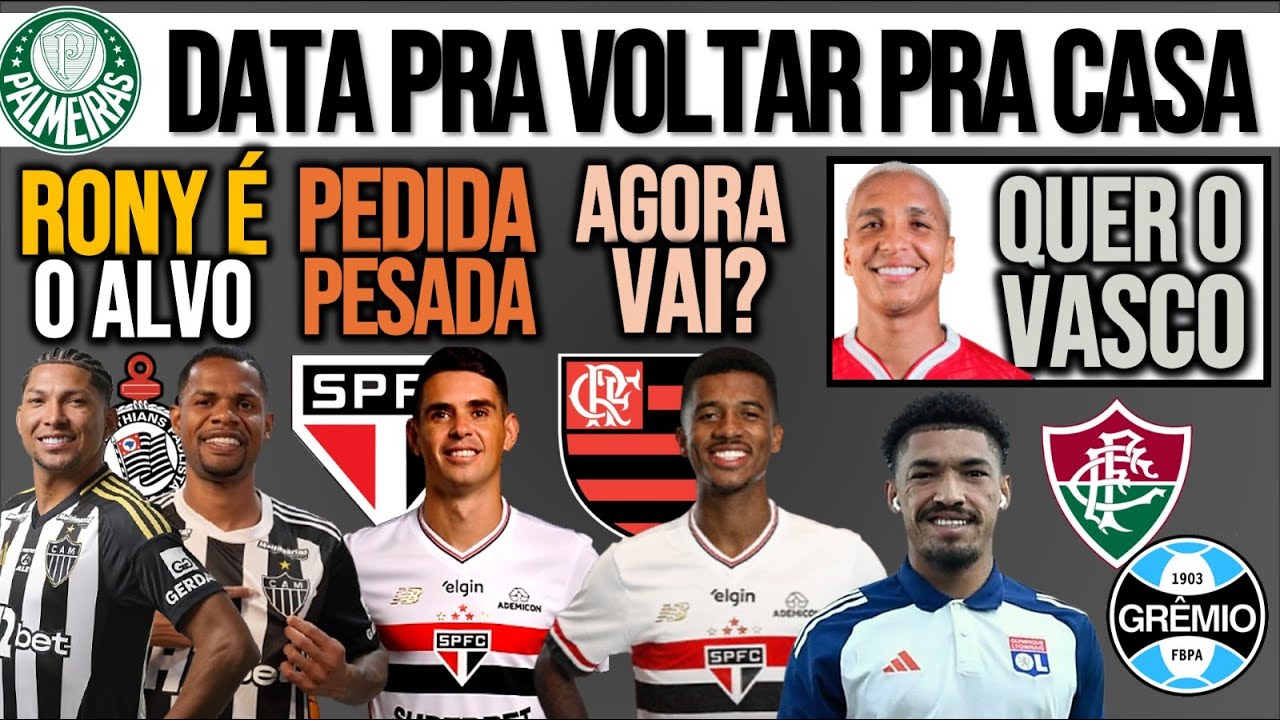 DORIVAL QUER RONY| SP: SAIBA PEDIDA DO OSCAR| FLA INSISTE EM M.A| VERDÃO, DEYVERSON, ADRYELSON E+