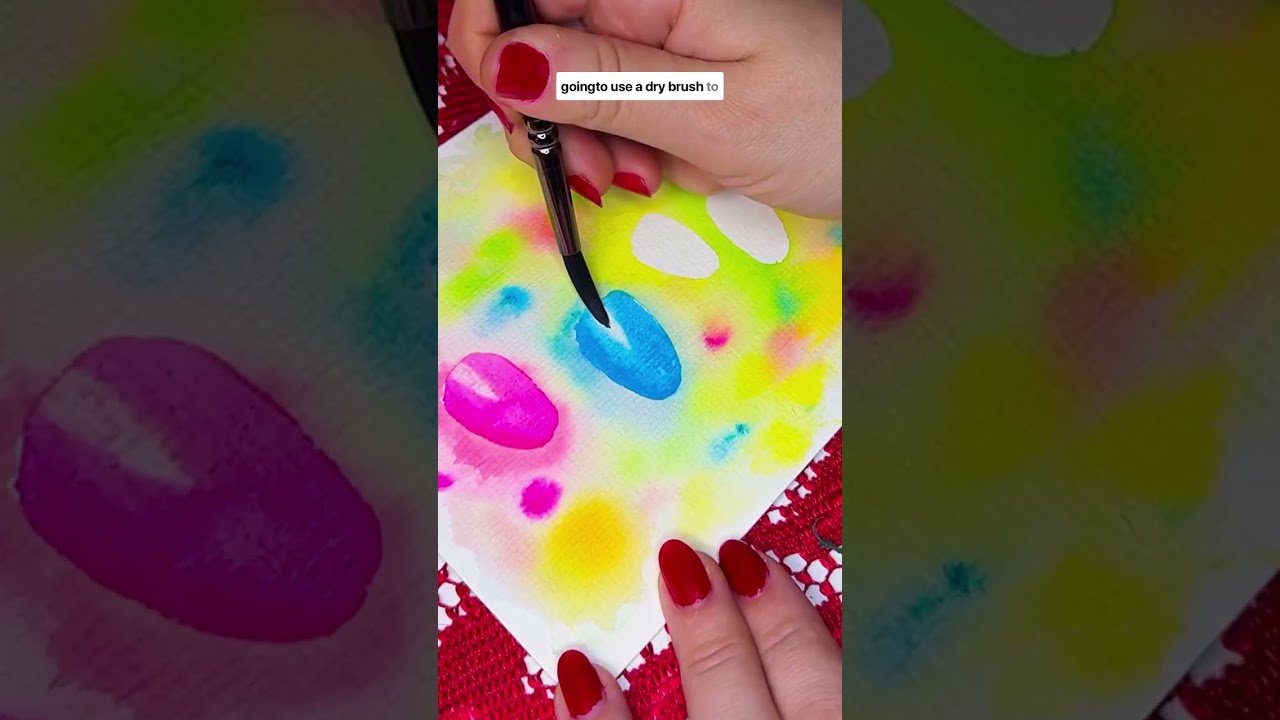 Easy Last Minute Watercolor Christmas Card 🎄 #watercolor #watercolortutorial #holidayart #painting