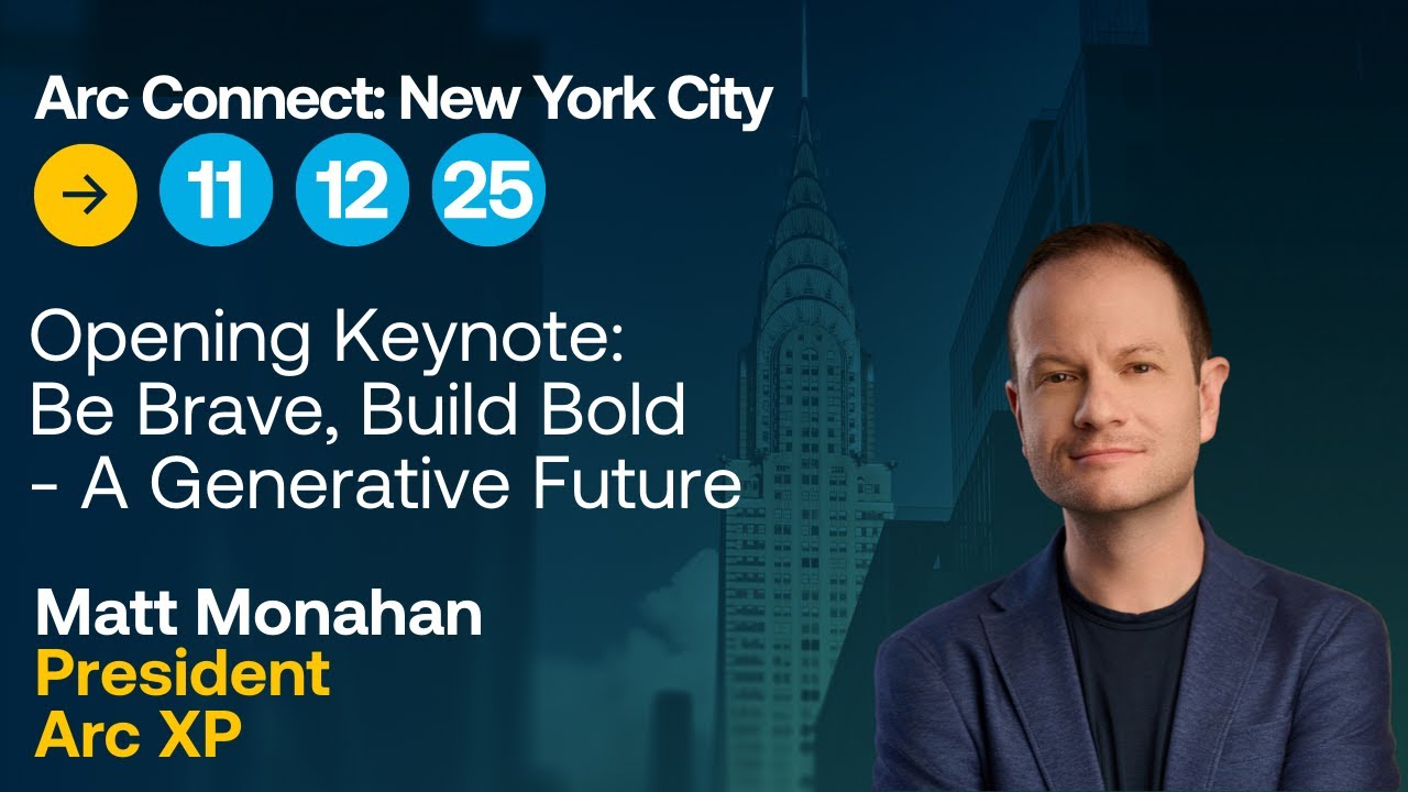 Opening Keynote: Be Brave, Build Bold - A Generative Future | Connect New York 2025