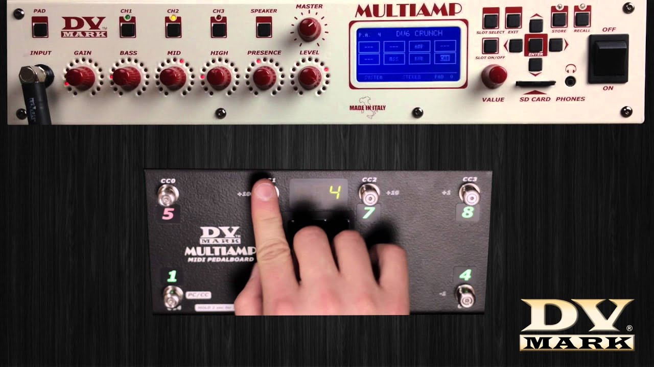 Multiamp MIDI Pedalboard - Video Tutorial (Italiano)