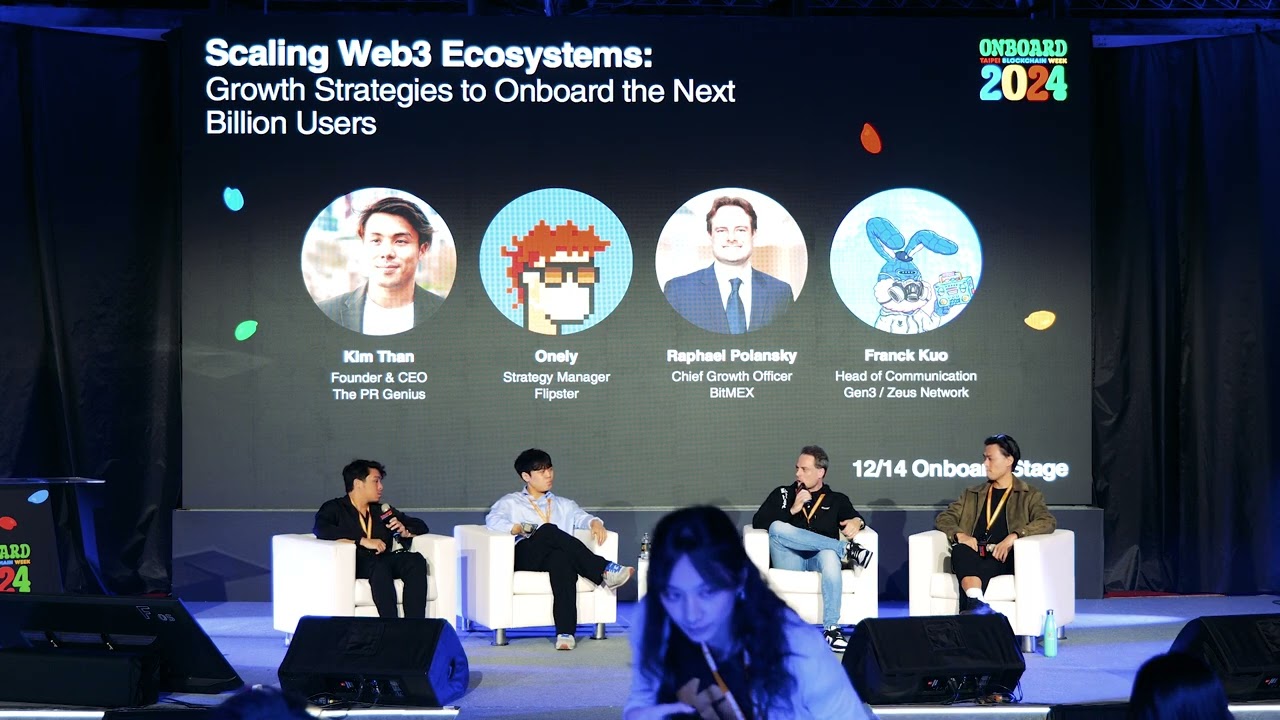 Scaling Web3 Ecosystems: Growth Strategies to Onboard the Next Billion Users | TBW 2024
