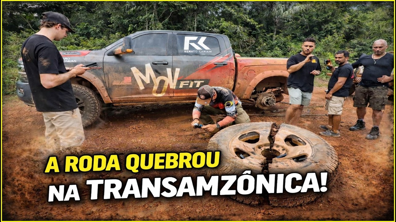 QUEBROU A RODA NA TRANSAMAZÔNICA… E AGORA? 👀 #Transamazonica #juliao #4x4