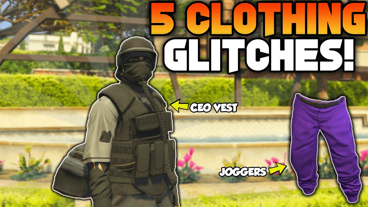GTA 5 ONLINE TOP 5 CLOTHING GLITCHES AFTER PATCH 1.50! (CEO Vest, Colored Joggers, Invisible Arms)