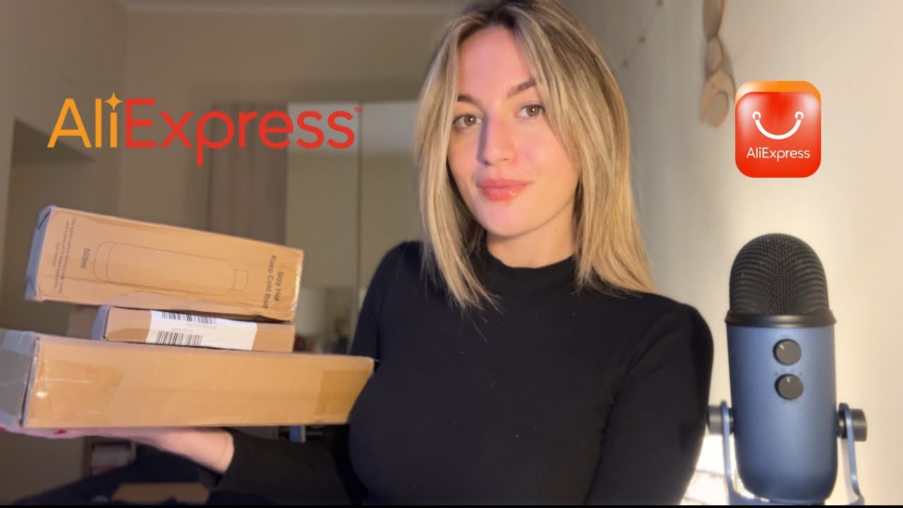 HAUL ALIEXPRESS 🛍️✈️ (asmr ita) 