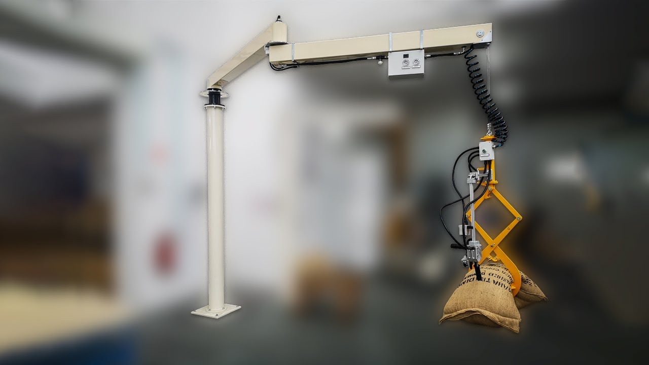 BILANCIATORE PNEUMATICO CON PINZA A GRAVITA' / PNEUMATIC BALANSER WITH GRAVITY CLAWS