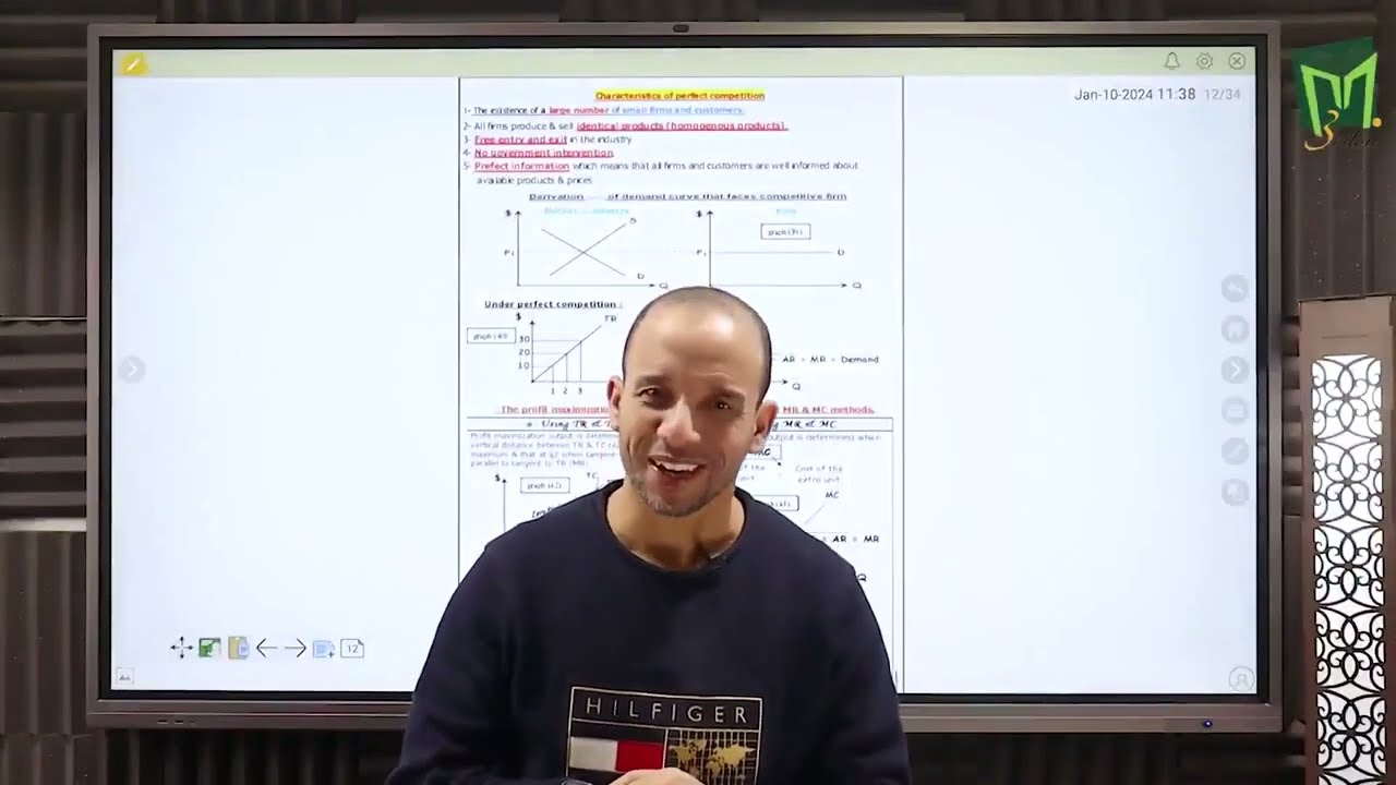 Microeconomics - Final Revision - Video 4 - Costs of production & Revenues under perfect competition