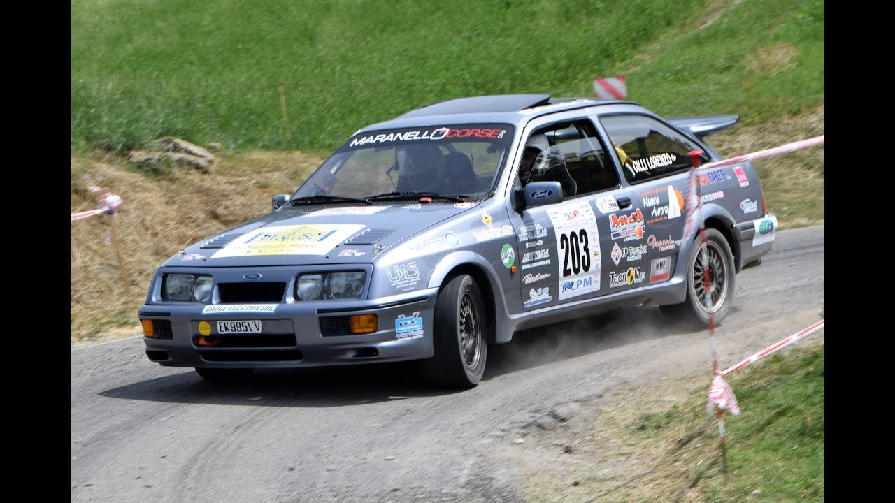 Ford Sierra Coswort Gr. N rally action - Gilli on board @ Rally di Modena