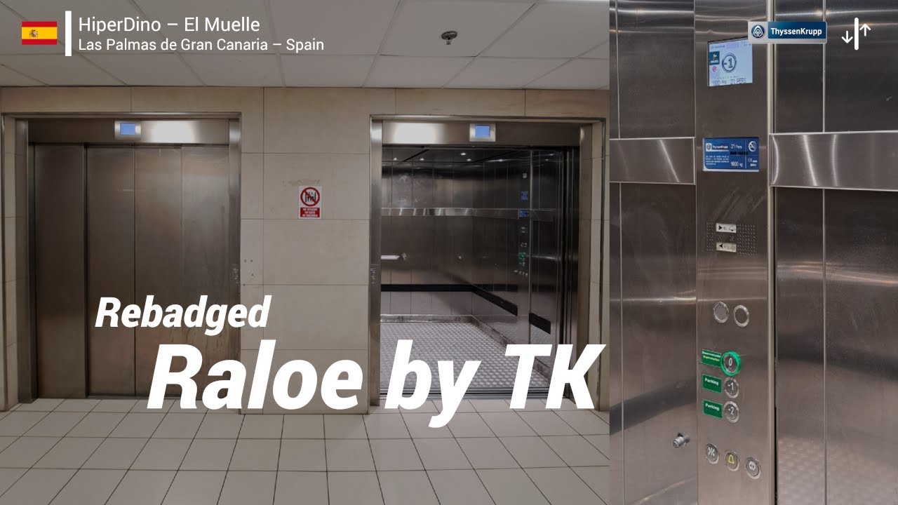 ThyssenKrupp (Raloe) MRL Elevators - HiperDino, El Muelle, Las Palmas de Gran Canaria, ES