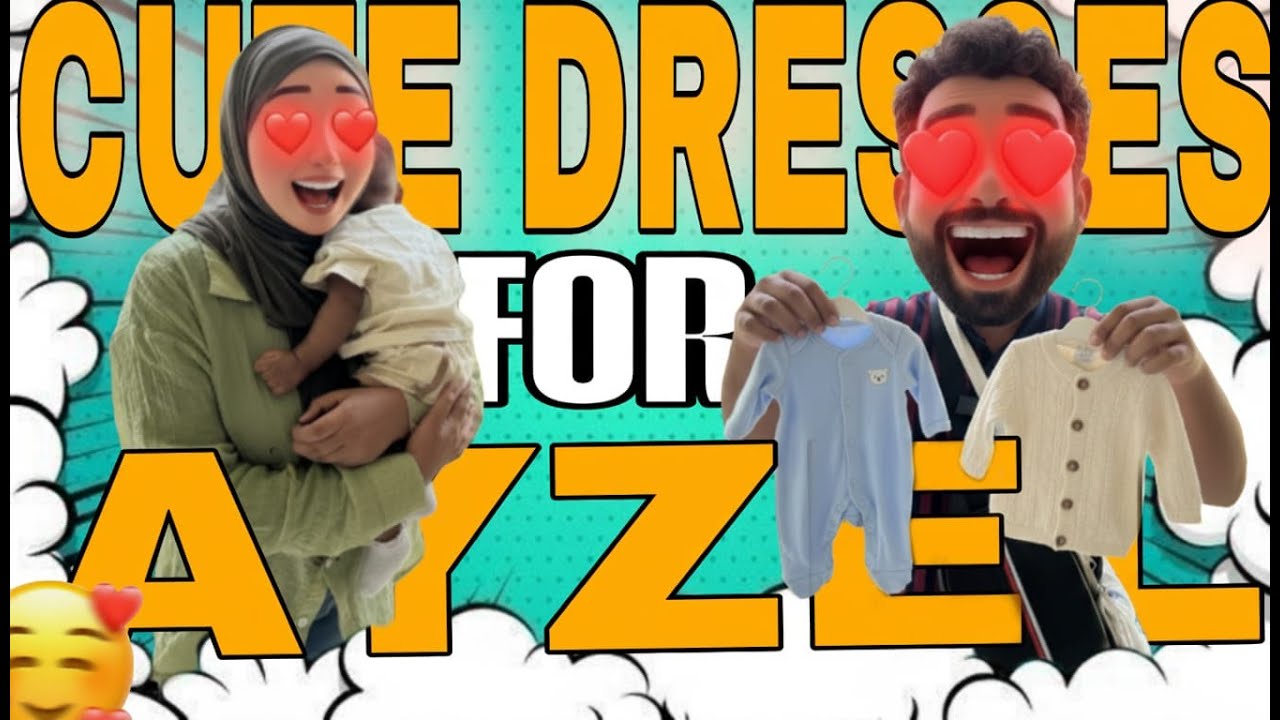 Gap la Afna kum shopping - cute dresses for Ayzel || Aadil Osman || AANA Vlogs