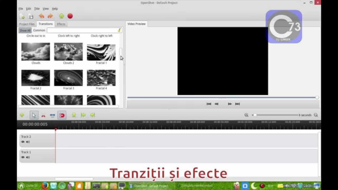 1. Openshot - prezentare generală