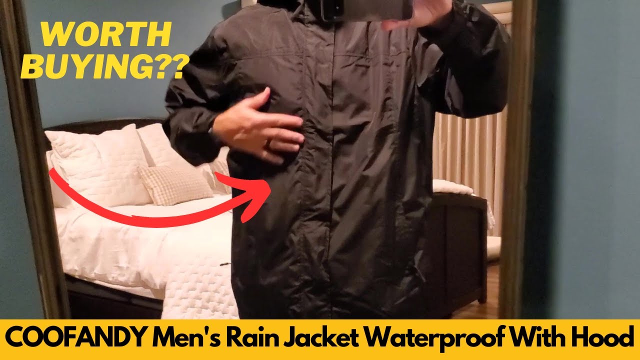 Worth It? COOFANDY Men's Rain Jacket Waterproof With Hood Lightweight Packable Raincoat Windbreaker
