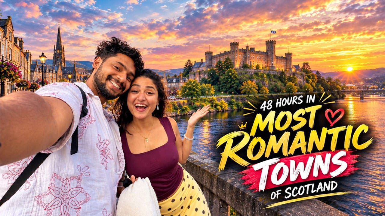 We Explored Romantic Towns of Scotland in 48 Hours 😍 ✨| Road Trip + Scotland Ep.3