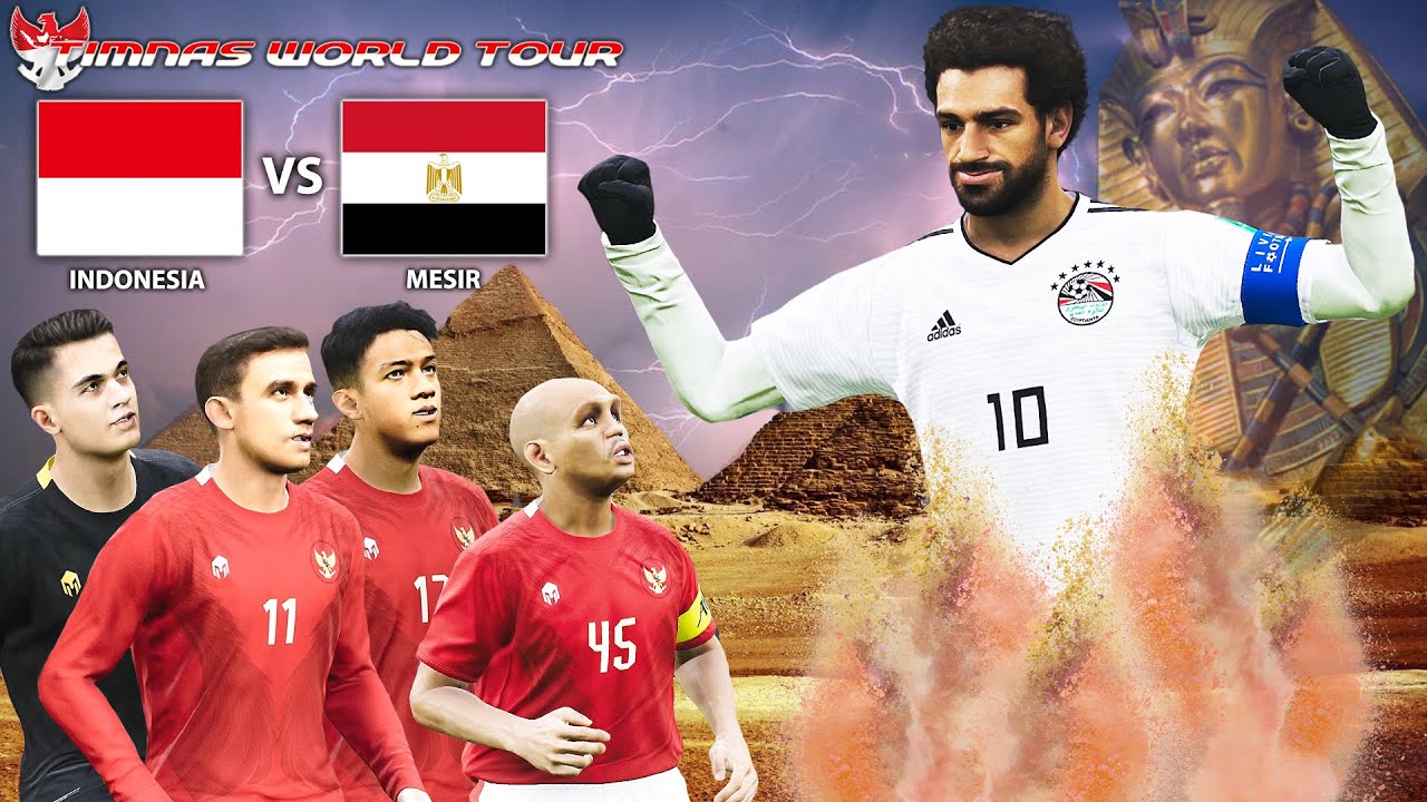 KEKUATAN TIM FIRAUN MENYULITKAN TIMNAS GARUDA | INDONESIA VS MESIR | TIMNAS WORLD TOUR | PES 2020
