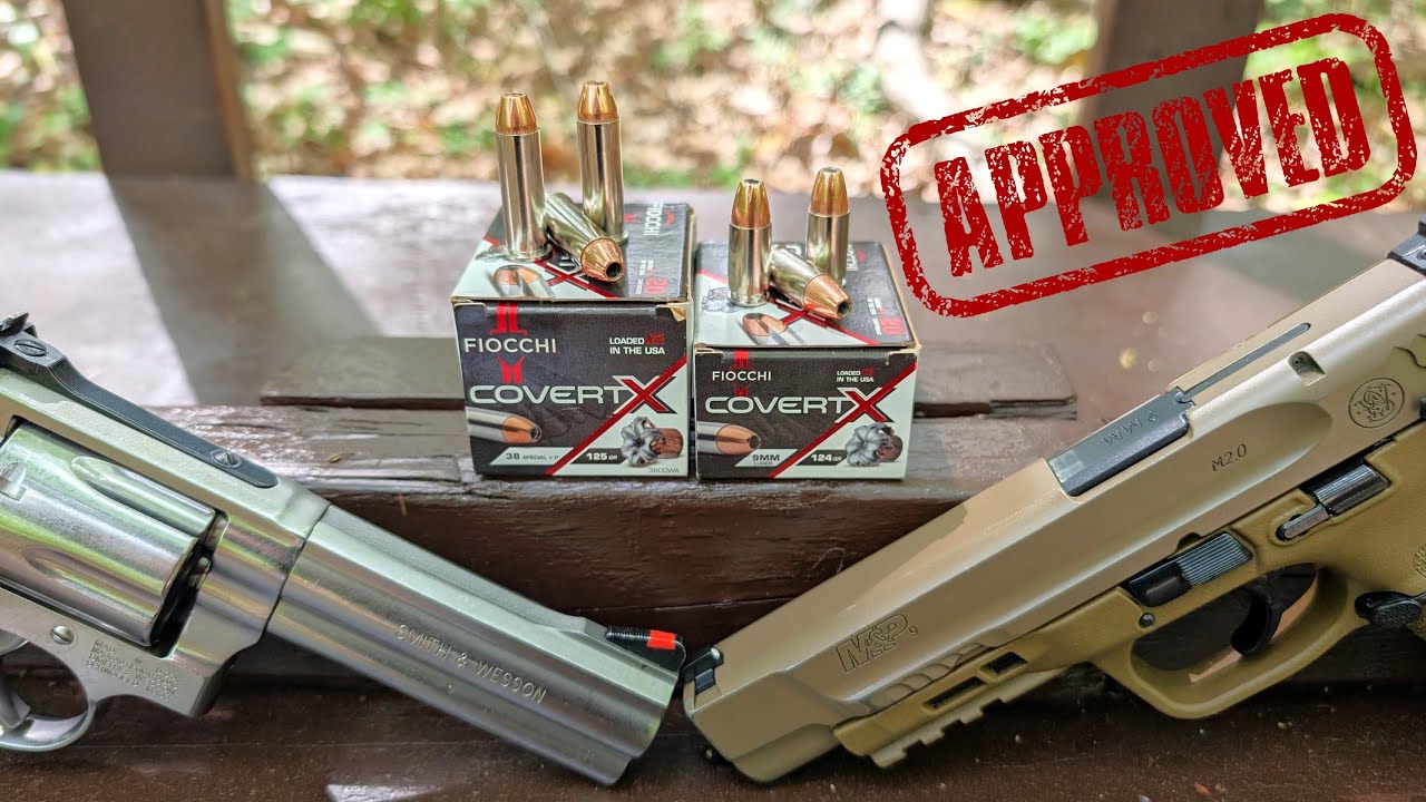 New 💰 Budget💰  Defense Ammo - Fiocchi CovertX - 9mm VS .38 Special+P - Great Cheap Performance
